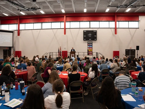 Conference room wide shot